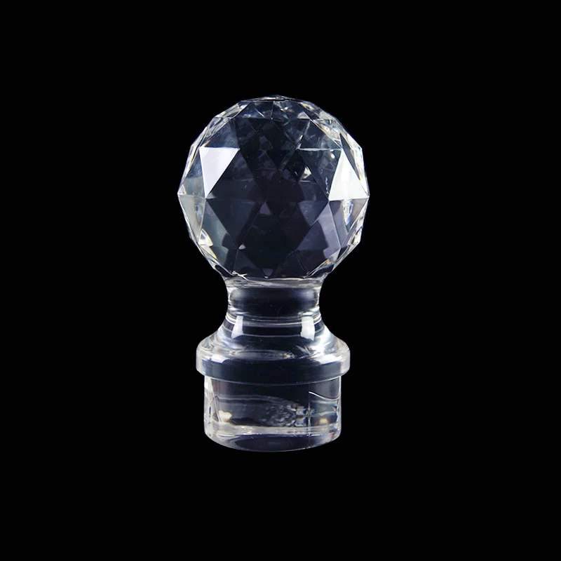 Acrylprodukte Factory wholesale price Injection Molding Plastic colored Bubble Acrylic Ball crystal clear Pillar Head