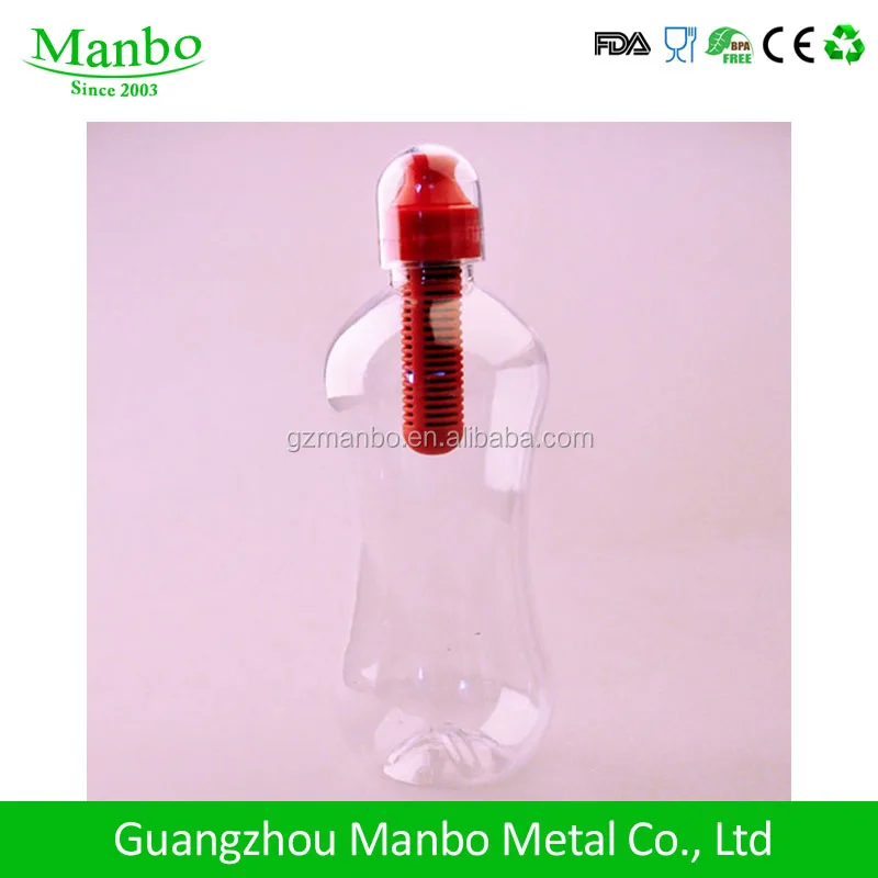 Eco-friendly Feature Customized Plastic Drinking Water Filter Bottle BPA Free Carbon Filter Water Bottle