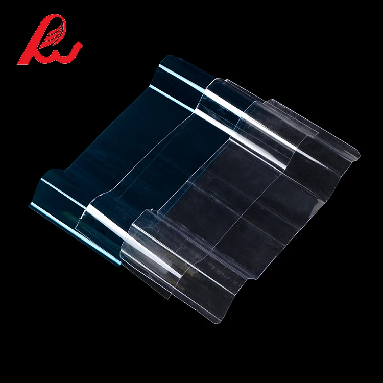 
Clear Plastic Polycarbonate / PC Corrugated Transparent Roofing Sheet for shed 
