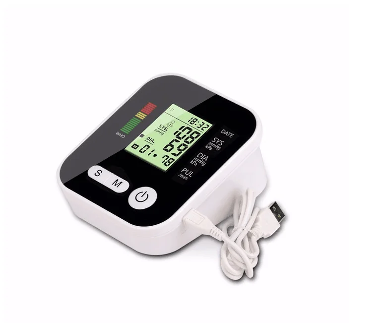 szkia Most popular Arm Type digital Blood Pressure Monitor meter With Charge Measurement aneroid sphygmomanometer electronic