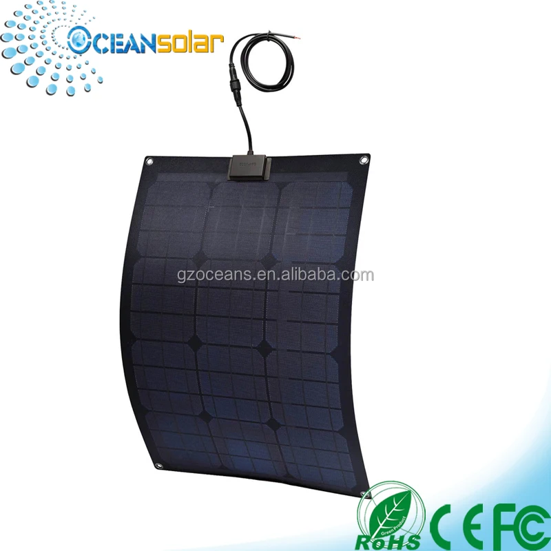 
Ocean New Technology Semi Flexible Solar Panel 50W Solar Cells 