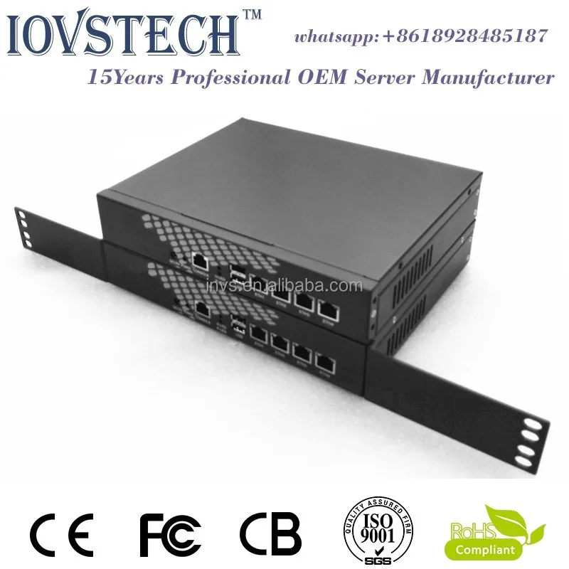 4gigabit ethernet D525 Desktop / Rack 1U Soft Router / Firewall / VOIP /Netwotk Security Server