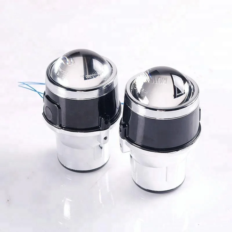 Sanvi 2.5 inch 3000K 4500K bi xenon projector fog light with bracket universal super bright car fog light xenon projector lens