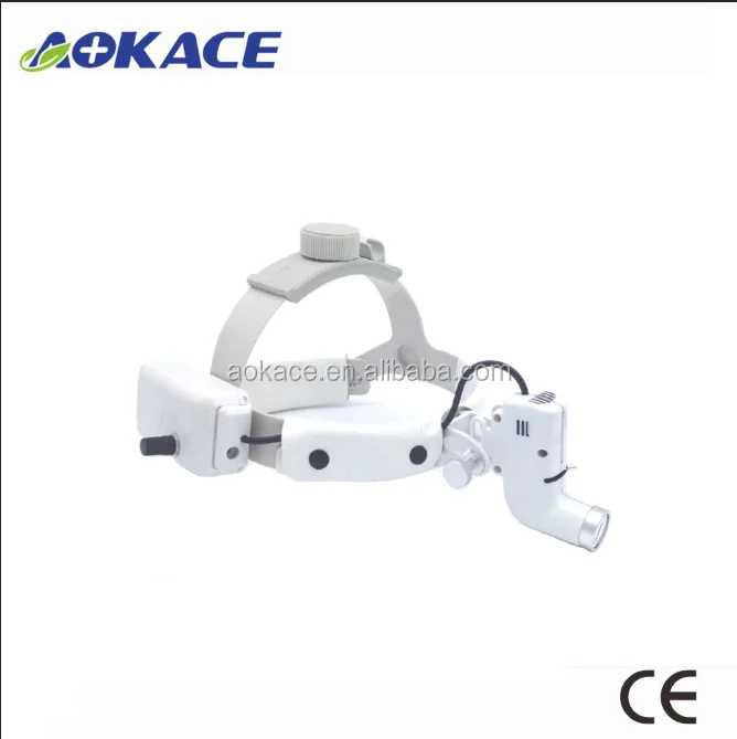 Portable LED Headlight source with Loup for Dental