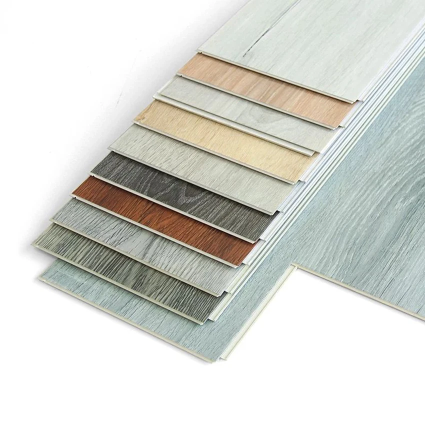 Floor tile 100% waterproof  protect the environment and wood color vinyl tile pvc floor