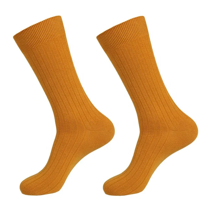 2018 Winter Thick Ribbed Boot Cuff Purple Stripes Mens Custom Mid Calf boot Socks