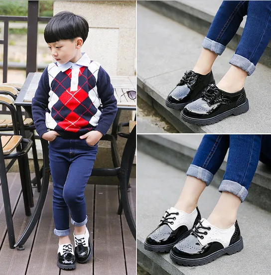 Детская обувь для мальчиков Корейская версия Новинка весна-осень 2017 танцевальная обувь