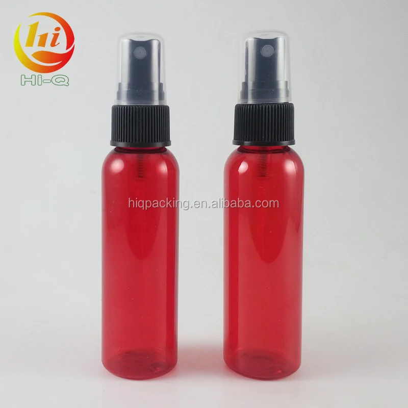 leak proof 30ml 60 ml body mist red sprayer bottle 1 oz 2 ounce plastic pet bottle with spray