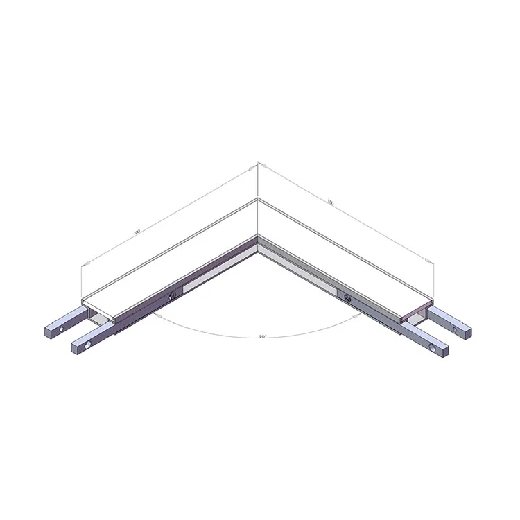 LED strip rail lighting aluminum alloy track cover channel profile LED strip light linear light