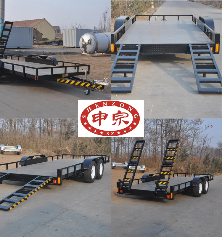 Assembled custom small car tow dolly car trailer utility trailer