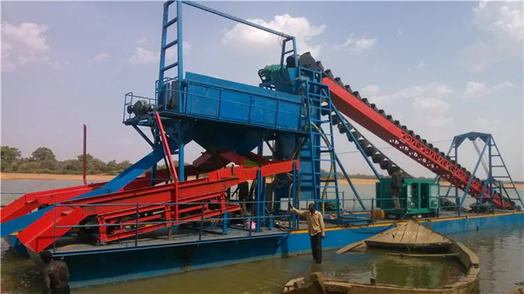 Gold Chain Bucket Dredger In Mali (6)