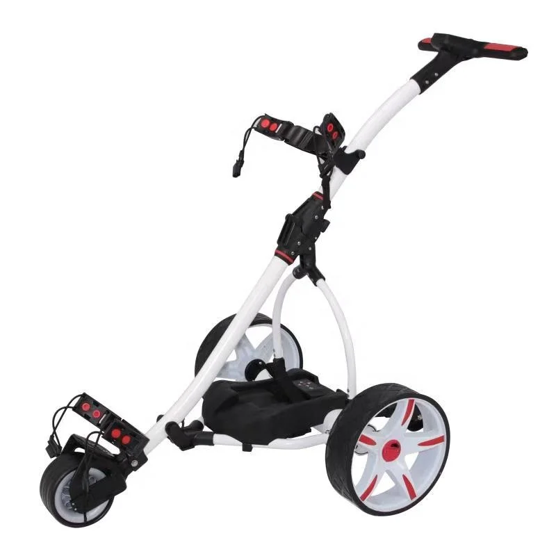 new model with brake quite motors magnesium alloy wheels motorized golf trolley