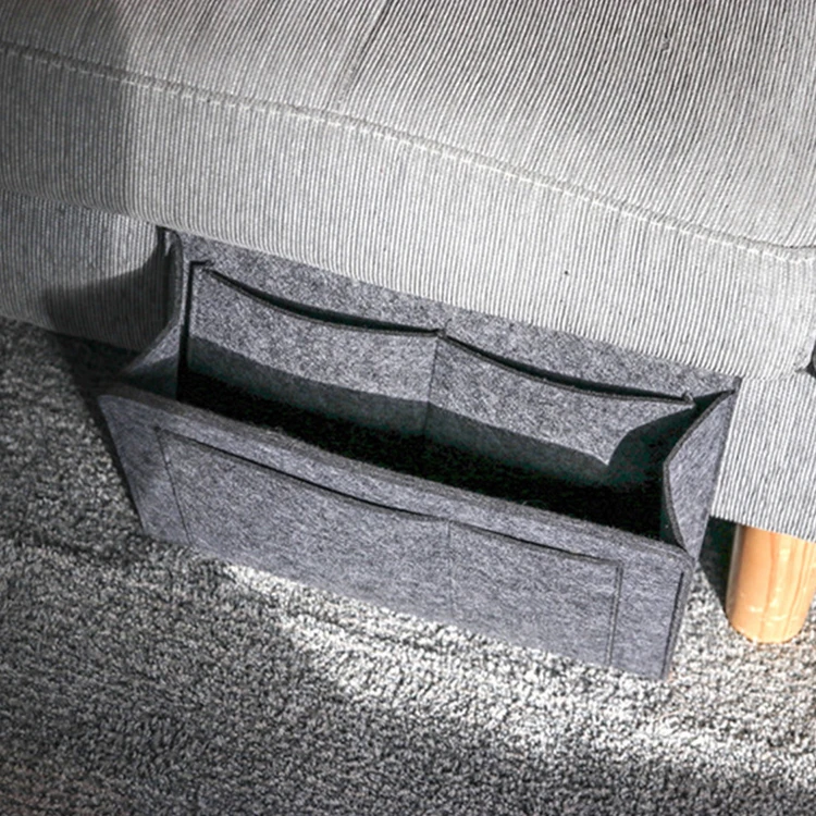 Premium Felt Bedside Caddy Organizer for Sofa Bed