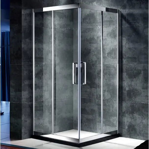 Hotsale Sliding with frame 10mm tempered glass corner shower bathroom shower enclosure
