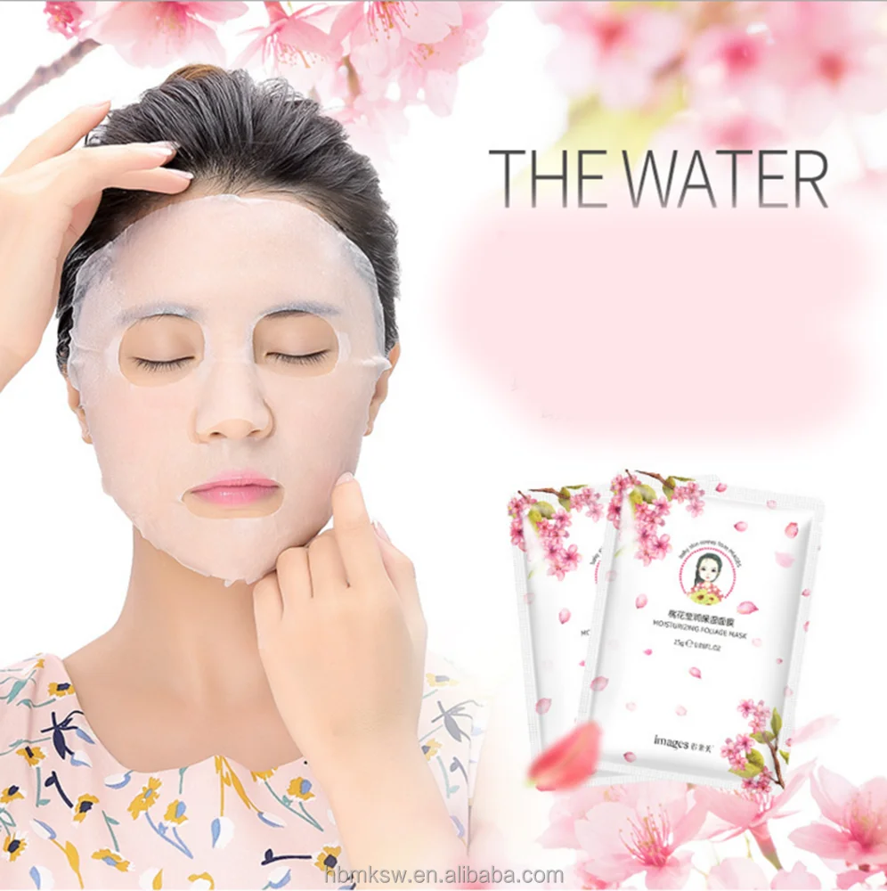 Super Natural Peach Hydrating Facial Mask peach bright Peach Blossom Silk Facial Mask with whitening & Anti-wrinkle effect