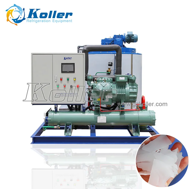 Koller 10 Tons/day Flake Ice Machine for Fish/Meat Fresh Keeping