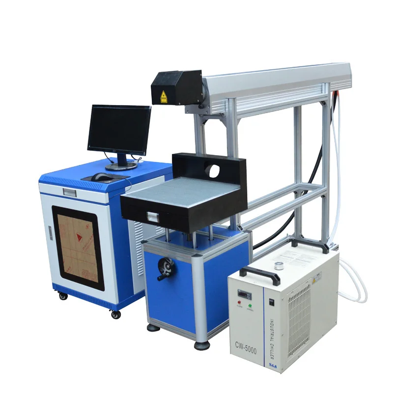 PVC PP PET Nonmetal Material Logo Printing Drink Bottle Production Date Printing CO2 Laser Marking Machine/Mini CO2 Laser Marker