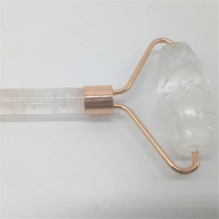 
Natural Welded Clear Quartz Jade Massager Jade Facial Roller For Beauty 