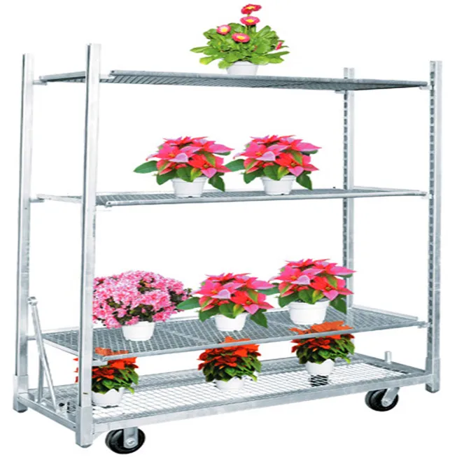 
CC Container danish flower trolley garden tool cart for seed 
