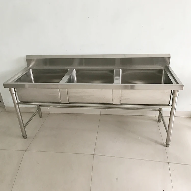 Commercial Restaurant Custom Size 304 Stainless Steel Kitchen Sink