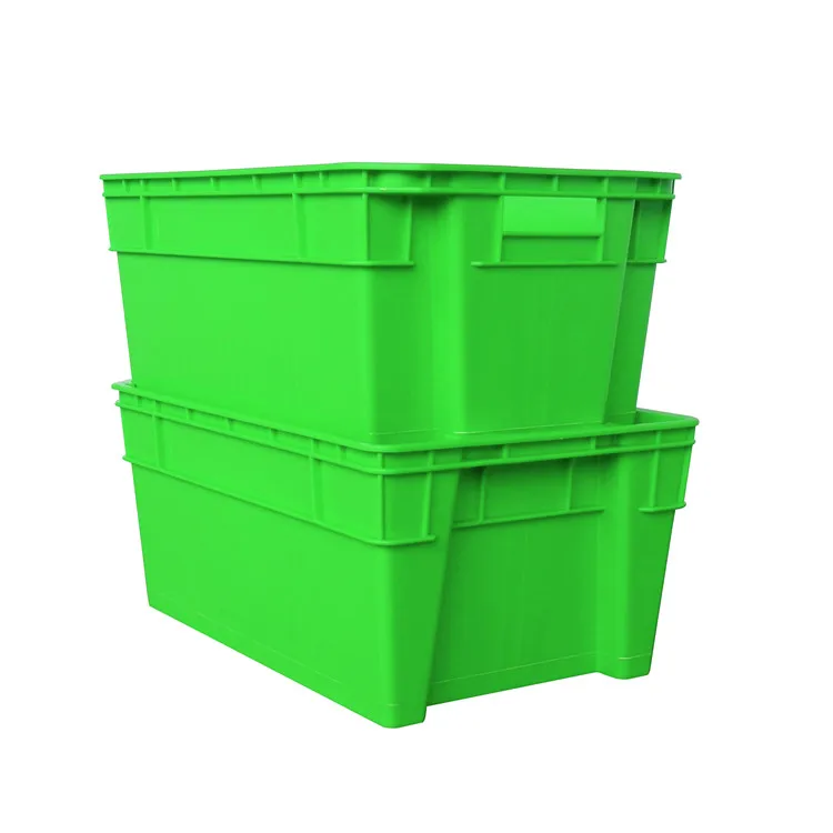 plastic transport chicken industrial stacking nesting nestable crate box for food and vegetable