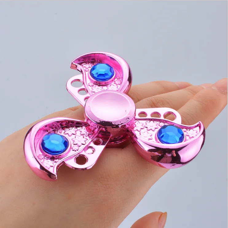 
Crystal Rainbow Metal EDC Hand Spinner Finger Fidget Gyro Kids Adult Focus Toy 