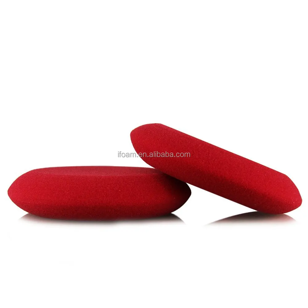 4 inch Tyre Black Foam buffing sponge Car applicator waxing pad for car care