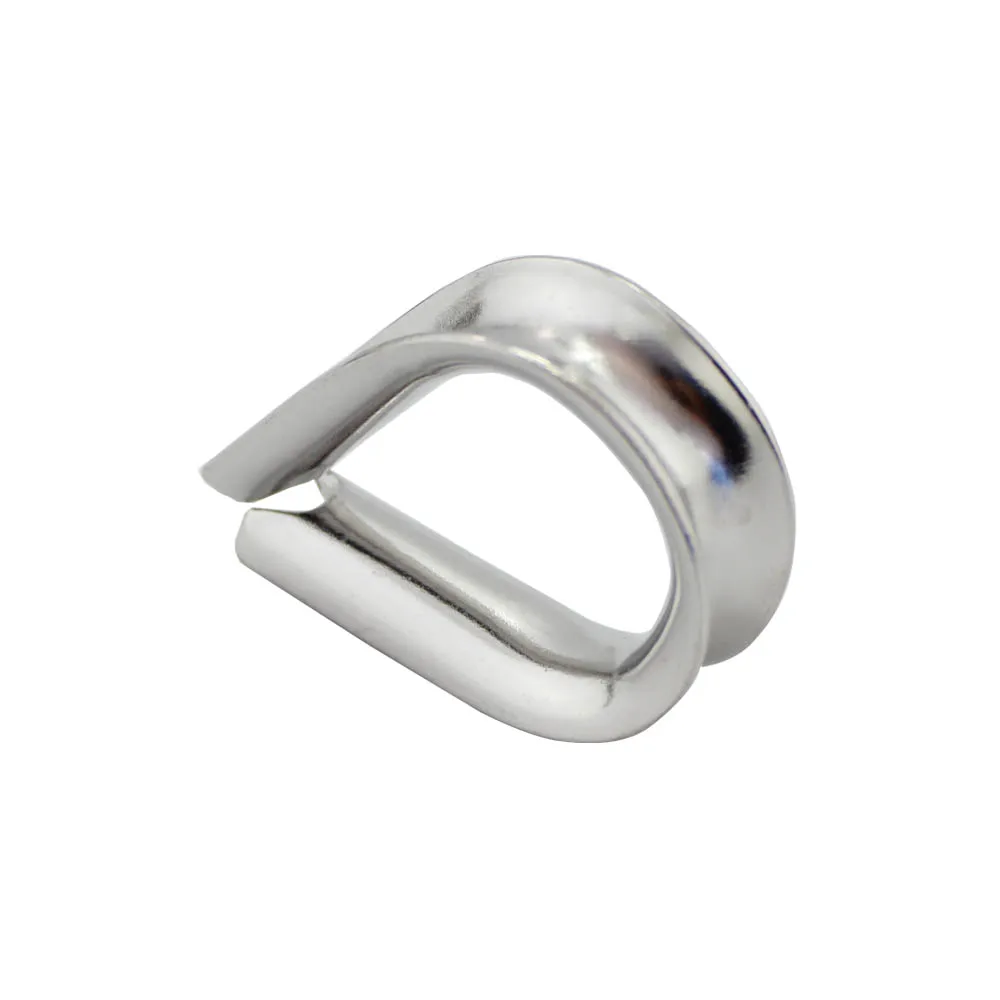 Heavy Duty SS304/316 European Wire Rope Thimbe Cable Thimble