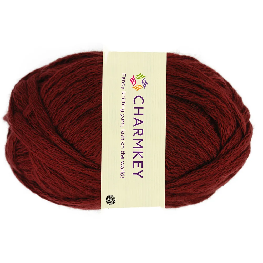 Charmkey blend yarn/acrylic knitting yarn supplier in china