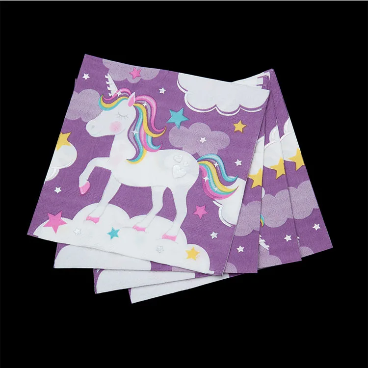 2024 express napkin  Disposable Paper Party Set Personalized Napkins Wholesale 33x33cm natural and white