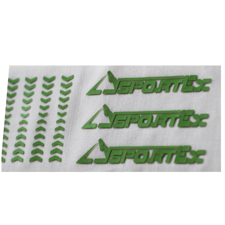Top quality high density 3d logo sticker heat transfer