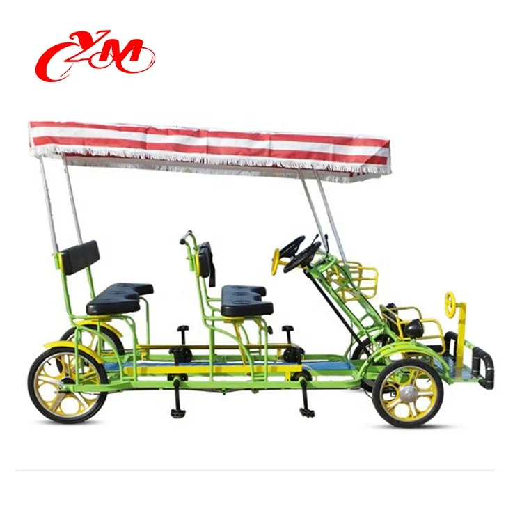 Тандемный велосипед для любителей езды на велосипеде/аренда в парке велосипед/стальная рама на 4 человека surrey bike