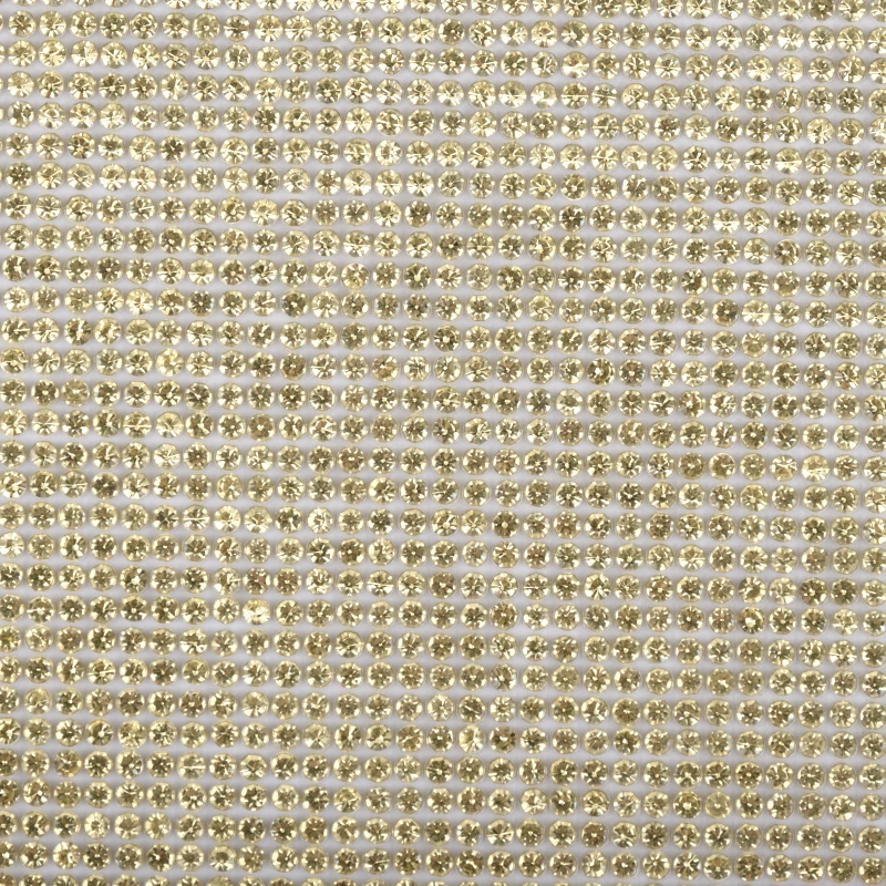 
LOCACRYSTAL Brand Bag Decoration Strass Trim Hotfix Crystal Rhinestone Mesh 