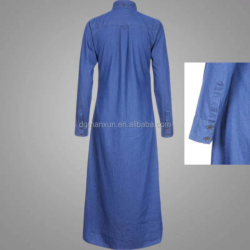 2016 Dubai T Shirt Design Blue Abaya Islamic Ladies Maxi Dress Pictures Ladies Dresses For Women