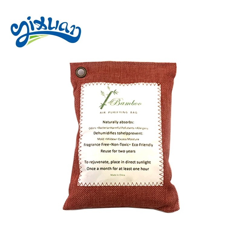 
air purifying bamboo charcoal odor bag 
