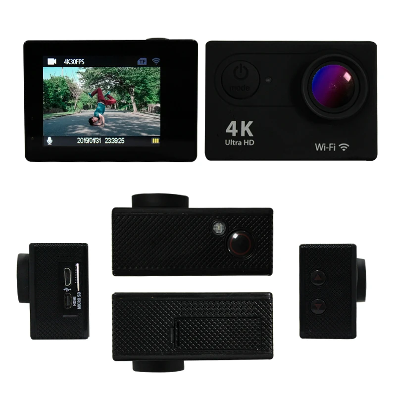 Лучшие продажи 360 градусов экшн-камеры 1080 P Full HD Спорт DV H.264