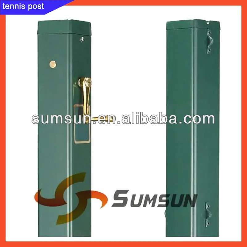 Теннис сетки и сообщения Лучший Теннисный корт оборудование STP-80S алюминиевый Теннисный столб самсун Спорт