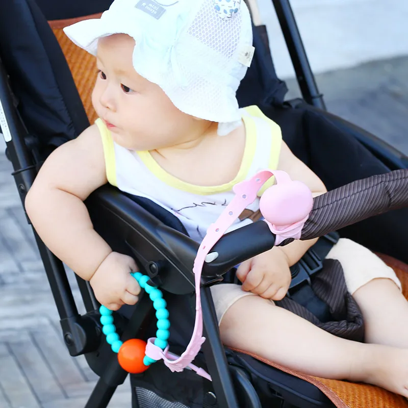 A Portable Baby Pacifier Hanging Chain, Pacifier Holder Chain, Baby Pacifier Chain Clip Holder
