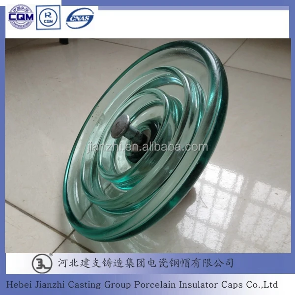 
Over Head Line Disc Insulator VIC High Voltage Disc Suspension Toughened Glass Insulator 
