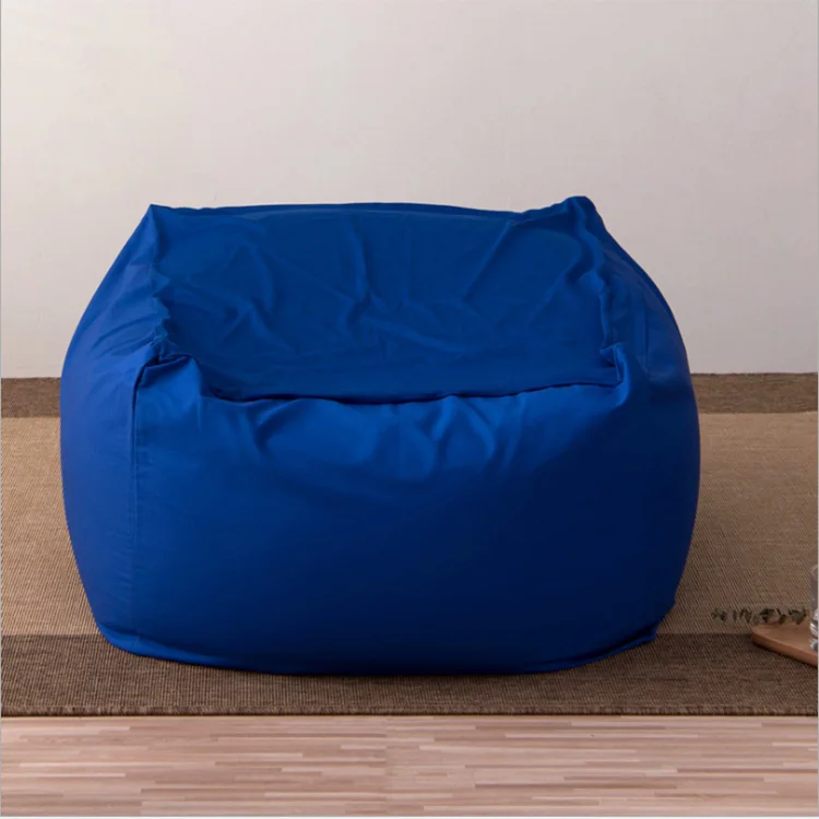 Gray Lazy chair cover Bean Bag Lounge Chair Covers Outdoor Bean Bags