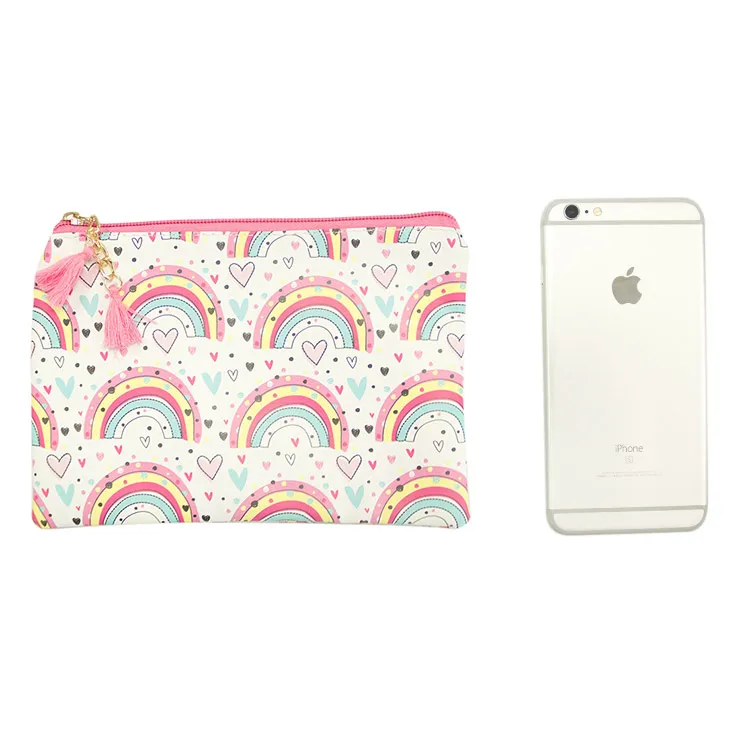 Promotional Zippered PU Pouch Wholesale Mini Cosmetic Bag