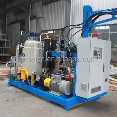 EMM105 Polyurethane foam insulation elastomer casting injection machine