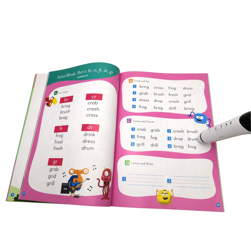 New Technology Learning Machine Electronic Reading Pen Alphabet Learning Toys English Speaking Pen