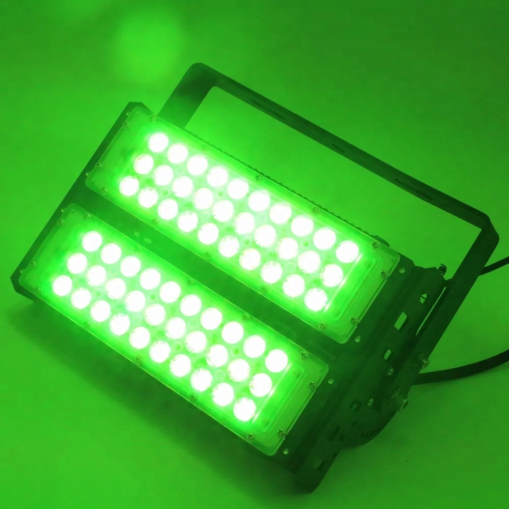 AC110/220V IP66 waterproof outdoor RGB LED flood light with meanwell power supply