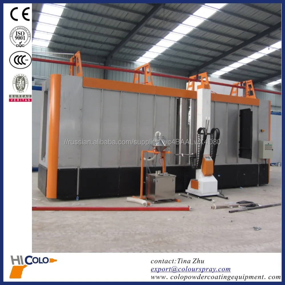 Multicyclone + aftermarket filters recovery system electrostatic stand powder coating