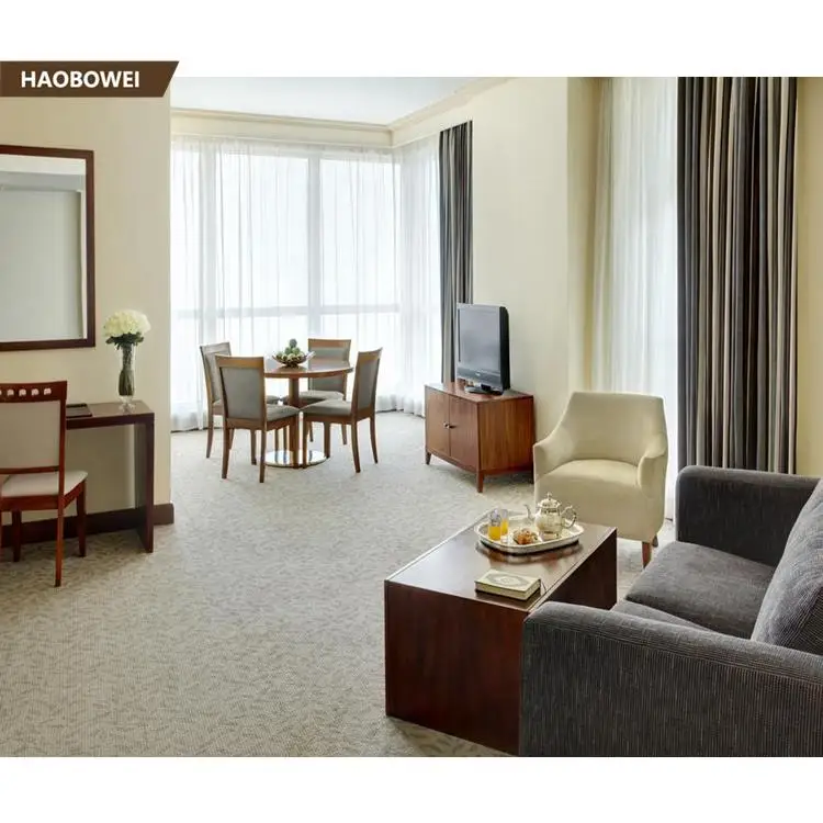European style hotel use living room furniture sofa set coffee table and chair