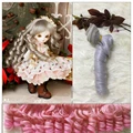 15cm Length 100cm Width DIY Wig For Barbie Doll For BJD Doll DIY High temperature Wire