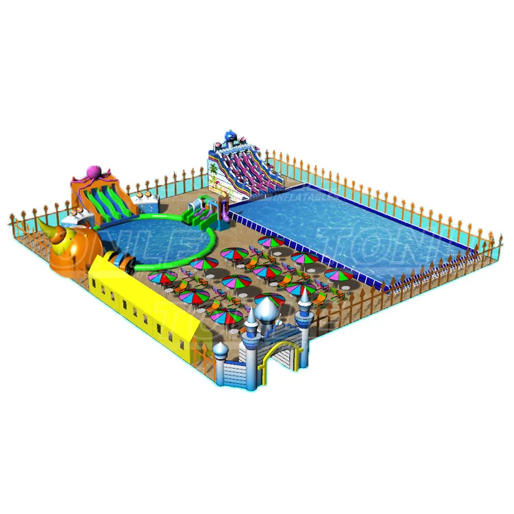 Индивидуальный наружный мобильный надувной водный парк, водная горка, парк гигантов, надувной водный бассейн, продажа