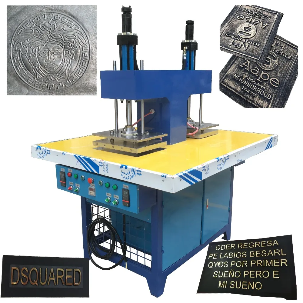 leather embossing machine Clothing embossing machine T-shirt clothing Concave-convex embossing machine