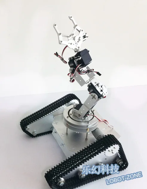 Robo Soul TK 6A Crawler Robot with Tank Chassis 2 x Motors 6 Degree Mechanical Arm